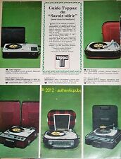 Publicite 1964 teppaz d'occasion  Cires-lès-Mello