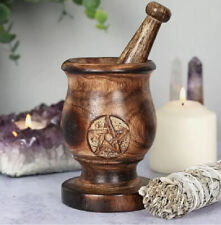 Wooden pentagram pestle for sale  LLANELLI