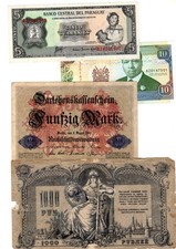 Lot billets paraguay d'occasion  France