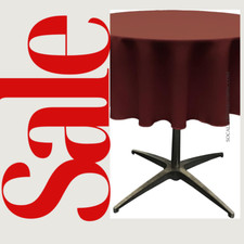 burgundy tablecloth for sale  Los Angeles