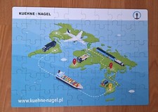 Puzzle 60 sztuk Kuehne + Nagel Swiss Logistic Company przedmioty kolekcjonerskie na sprzedaż  PL