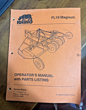 Cortador rotativo Rhino FL15 Magnum catálogo de peças manual de manutenção do operador comprar usado  Enviando para Brazil