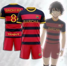 Conjunto de camiseta de futebol com trava azul Barcha futsal shorts Bachira Sport, usado comprar usado  Enviando para Brazil