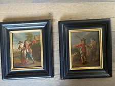 Paire tableaux anciens d'occasion  Lambersart