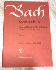 Bach noten kantate gebraucht kaufen  Hagen