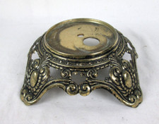 Antigo EF. EF IND. 1970 Base de abajur, metal soletrado Hollywood Regency pés descascados, usado comprar usado  Enviando para Brazil