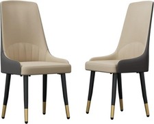 Leather dining chairs for sale  SALFORD