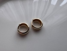 Goldohrringe creolen hoops gebraucht kaufen  Mosbach