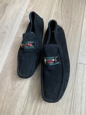 Gucci black suede for sale  LONDON