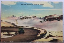 Cartão postal antigo vintage Colorado CO Trail Ridge Road Rocky Mountain Estes Region PC comprar usado  Enviando para Brazil