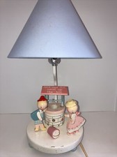Abajur de mesa infantil de madeira vintage "Jack and Jill Went Up the Hill" berçário comprar usado  Enviando para Brazil