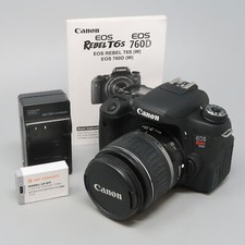 Câmera DSLR Canon EOS Rebel T6s com Lente EF-S 18-55mm f/3.5-5.6 II comprar usado  Enviando para Brazil