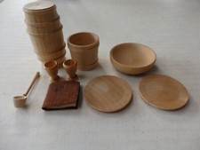 8 itens vintage de madeira virada em miniatura barril, balde, tigela, pratos, concha, copos+ comprar usado 8 itens vintage de madeira virada em miniatura barril, balde, tigela, pratos, concha, copos+ comprar usado  Enviando para Brazil