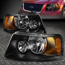 PARA 03-06 FORD EXPEDITION CARCAÇA PRETA FAROL DE CANTO ÂMBAR comprar usado  Enviando para Brazil