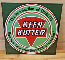 Placa publicitária de metal Keen Kutter 11 3/4" (plano manual, k5, k6, k7, lâminas de barbear), usado comprar usado Placa publicitária de metal Keen Kutter 11 3/4" (plano manual, k5, k6, k7, lâminas de barbear), usado comprar usado  Enviando para Brazil