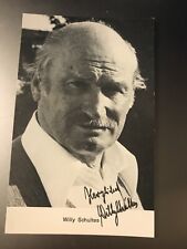 Autogramm willy schultes gebraucht kaufen  Gundelfingen