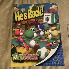 Pôster promocional pré-lançamento Yoshi’s Story para Nintendo 64 comprar usado Pôster promocional pré-lançamento Yoshi’s Story para Nintendo 64 comprar usado  Enviando para Brazil