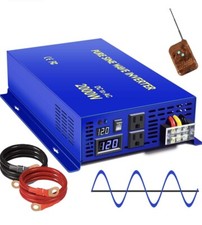 XYZ INVT 2000w inversor de onda senoidal pura 12 V DC para AC 120v para carro trailer caixa aberta! comprar usado XYZ INVT 2000w inversor de onda senoidal pura 12 V DC para AC 120v para carro trailer caixa aberta! comprar usado  Enviando para Brazil