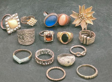 Lot vintage rings for sale  LEEDS