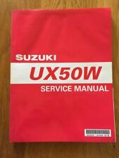 Suzuki ux50w workshop for sale  BRIDGWATER
