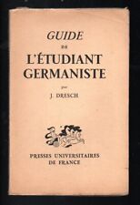 Livre etudiant germaniste d'occasion  Agay
