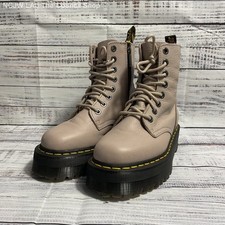 Bota de Combate Feminina Dr. Martens Jadon 3 Plataforma Taupe 7 comprar usado  Enviando para Brazil