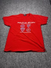 Camisa polo masculina vintage Ralph Lauren 2XL vermelha esporte 67 feita gráfica anos 90 EUA, usado comprar usado Camisa polo masculina vintage Ralph Lauren 2XL vermelha esporte 67 feita gráfica anos 90 EUA, usado comprar usado  Enviando para Brazil