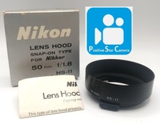 [🌟Casi COMO NUEVO🌟] Parasol metálico Nikon HS-11 para Ai 50 mm f1,8 de JAPÓN segunda mano  Embacar hacia Mexico