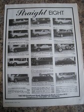 LISTA DE ESTOQUE DE OITO CARROS RETA LAMBORGHINI FERRARI MERC BUGATTI ANÚNCIO A4 ARQUIVO 47 comprar usado  Enviando para Brazil