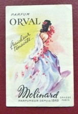 Carte parfumée molinard d'occasion  Dammarie