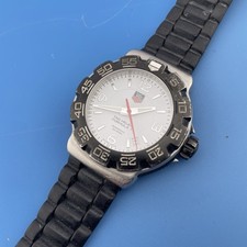 Usado, Relógio masculino TAG HEUER WAC1111-0 mostrador branco quartzo 41mm, bateria substituída comprar usado  Enviando para Brazil
