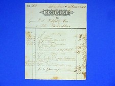 Sobernheim 1842 rechnung gebraucht kaufen  Oldenburg (Oldenburg)