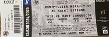 Billet montpellier asse d'occasion  Saint-Saturnin-lès-Avignon
