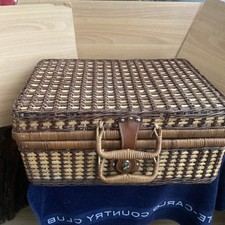 Wicker picnic hamper for sale  LONDON