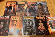Graphic Novels/Trade Paperbacks Preacher série inteira 1-9 Garth Ennis  comprar usado Graphic Novels/Trade Paperbacks Preacher série inteira 1-9 Garth Ennis  comprar usado  Enviando para Brazil