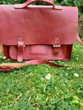 Leather satchel for sale  HARLOW