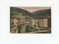 Cartolina visso arginatura usato  Roma