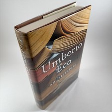 SIGNED Umberto Eco On Literature Hardcover 1st Edition 1st Printing 2004 Mylar comprar usado  Enviando para Brazil