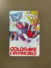 Targa metallo goldrake usato  Settingiano