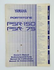 Usado, Yamaha PSR-150 - PSR-75 Teclado Digital Manual do Proprietário - 1992 Original comprar usado  Enviando para Brazil
