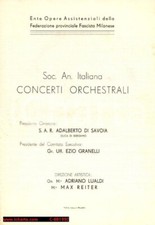 1933 milano programma usato 1933 milano programma usato  Milano