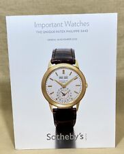 Relógios importantes catálogo leilão Genebra 2008 SOTHEBY'S Patek Philippe 3448 / comprar usado  Enviando para Brazil