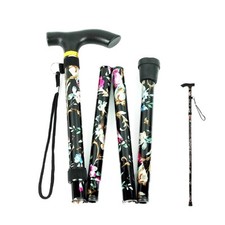 Floral walking stick usato  Italia