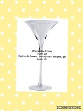 Martini vases 50cm for sale  DUNSTABLE