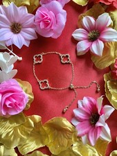 Bracelet trefle strass d'occasion  Paris IX