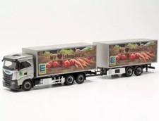 Minicar 1/87 Iveco S-Way ND LNG caixa refrigerada reboque tandem “EDEKA” [HE31574, usado comprar usado  Enviando para Brazil