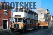 Ônibus 35mm Slide PORTUGAL Lisboa Carris Double Decker 679 FE-32-63 1986 Original, usado comprar usado  Enviando para Brazil