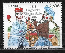 Oblitéré 2018 guignol d'occasion  Châteaugiron