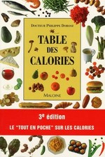 Table calories edition d'occasion  France