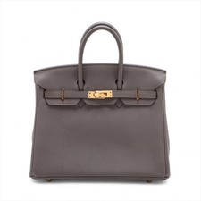 Hermès Birkin 25 Le Tournay Togo Etain Złote metalowe okucia X: 2016 na sprzedaż  Wysyłka do Poland